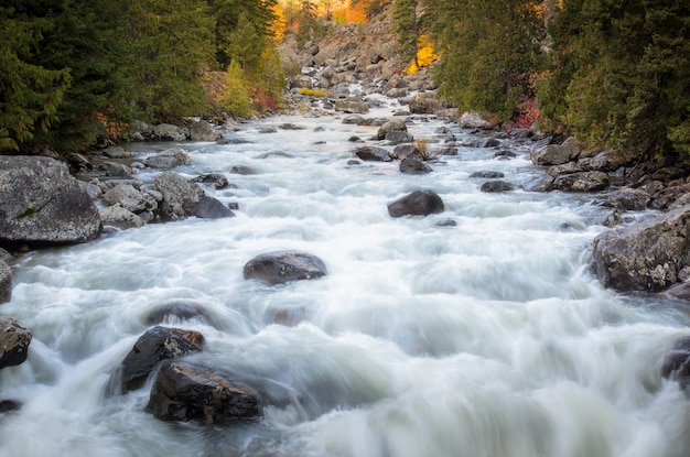 Fluss durch die Chaging-Saison