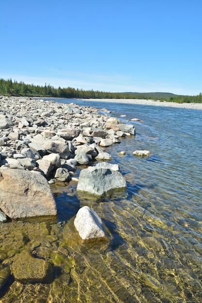 Fluss im Polarural