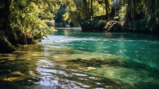 Fluss im Wald