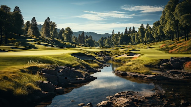 Fluss in der Natur