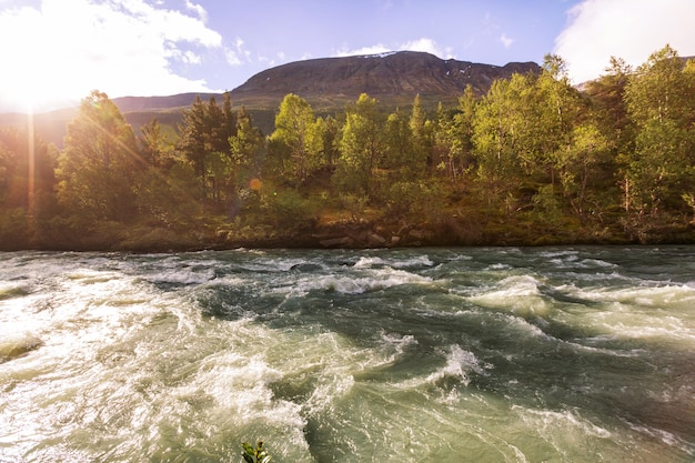 Fluss in Norwegen