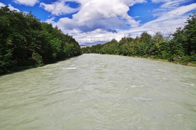 Fluss in Torres del Paine Nationalpark, Patagonien, Chile