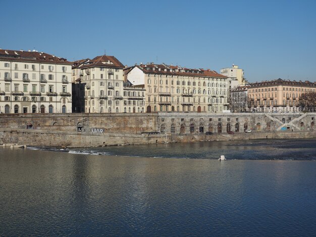 Fluss Po in Turin