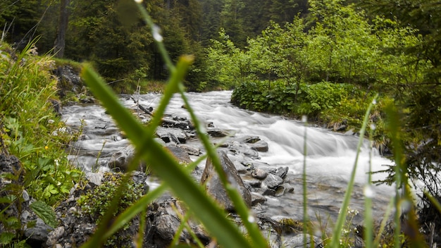 Flussansicht mit Langzeitbelichtung