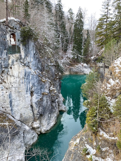 Flussbucht in Füssen Deutschland