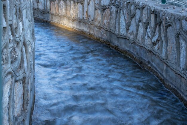 Flusskanal.