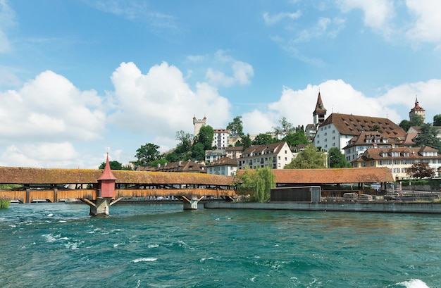 Flusslandschaft Luzern Schweiz