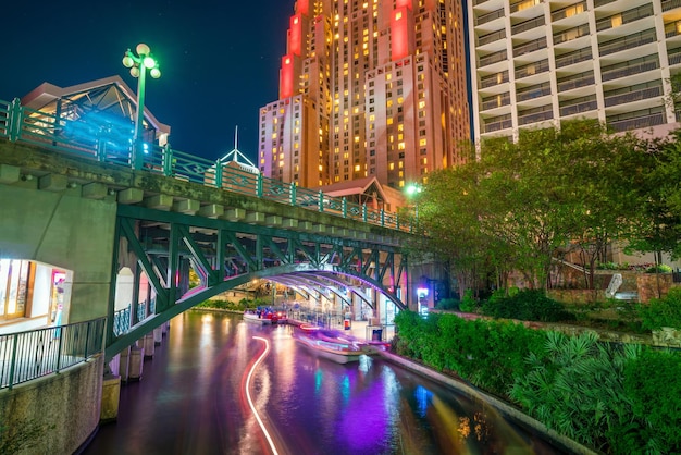 Flusswanderung in San Antonio, Texas, USA