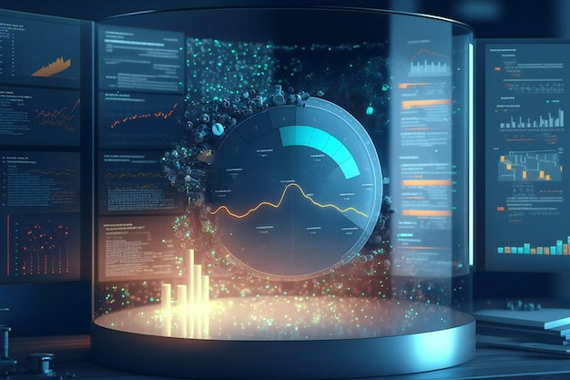 Fluxo de trabalho do processo de informações do sistema de gerenciamento de operações financeiras do analista de dados