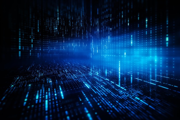 Fluxo dinâmico de dados digitais resumo Computador de fundo
