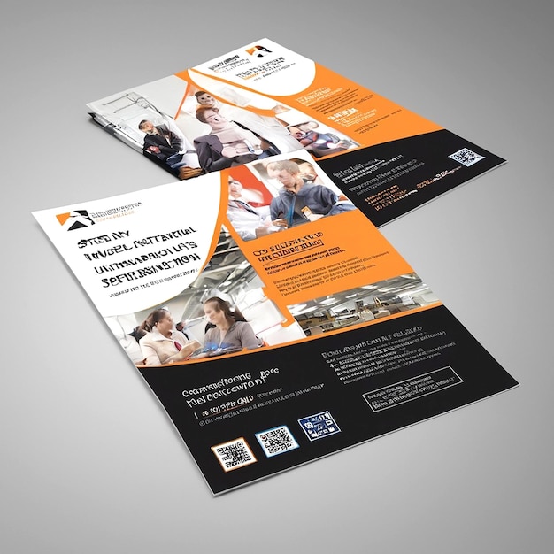 Flyer-Design für ein Unternehmen, das sich auf internationale Einkäufe spezialisiert hat