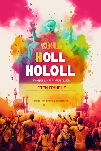 Flyer zum HOLI-Festival