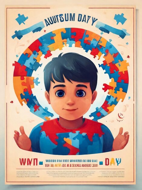 Flyer zum Welt-Autismusbewusstseinstag