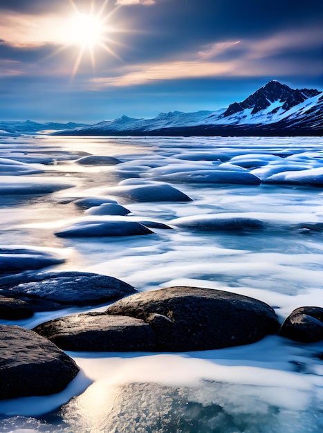 Foto foco afiado ártico detalhado de alta qualidade