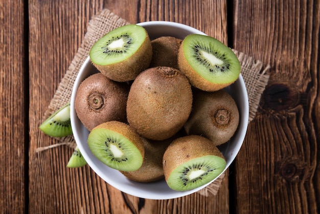 Foco seletivo de frutas Kiwi