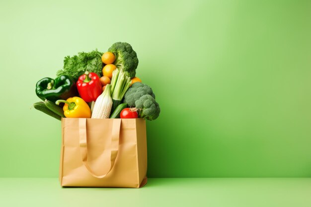 Förderung einer gesunden Ernährung Ein Blick auf den Einkauf oder die Lieferung gesunder veganer und vegetarischer Lebensmittel