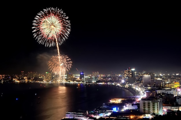 Fogo de artifício de Pattaya