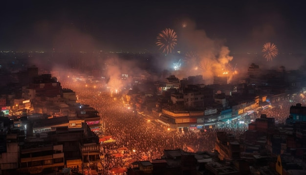 fogo na noite fogo fogo na cidade IA generativa