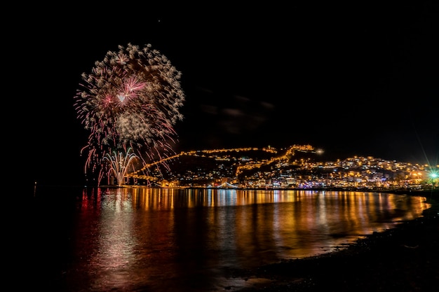 fogos de artifício celebração alanya