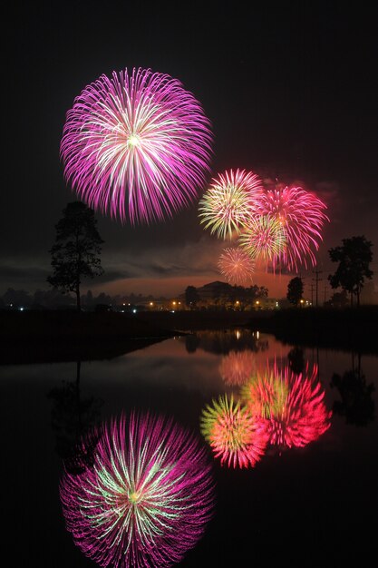 Fogos de artifício de ano novo