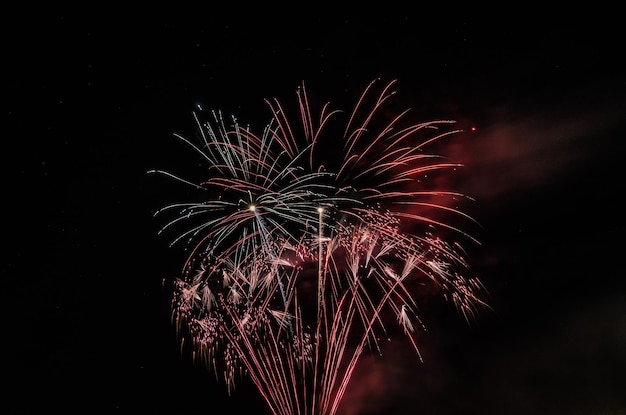 Fogos de artifício em uma celebração