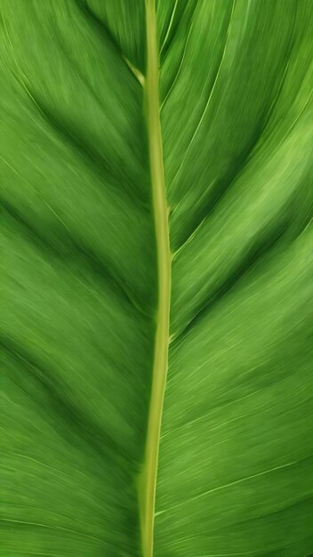 Folha verde verdejante linhas lisas e torcidas fundo textura de luxo abstrato