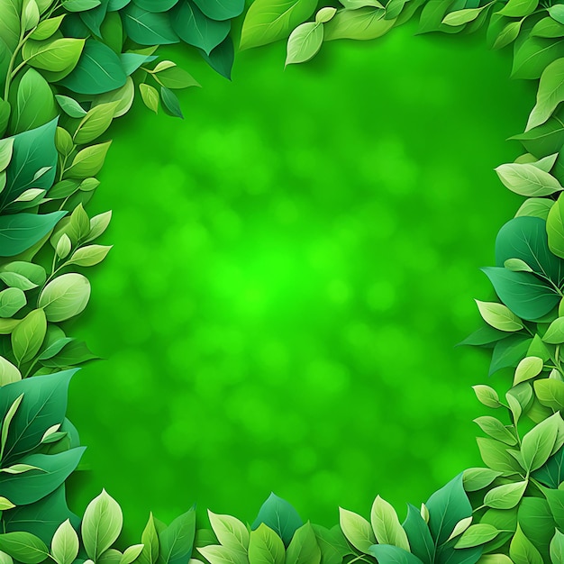 Foto folhagem verde fresca folhas frescas folhas verdes naturais fundo de bandeira