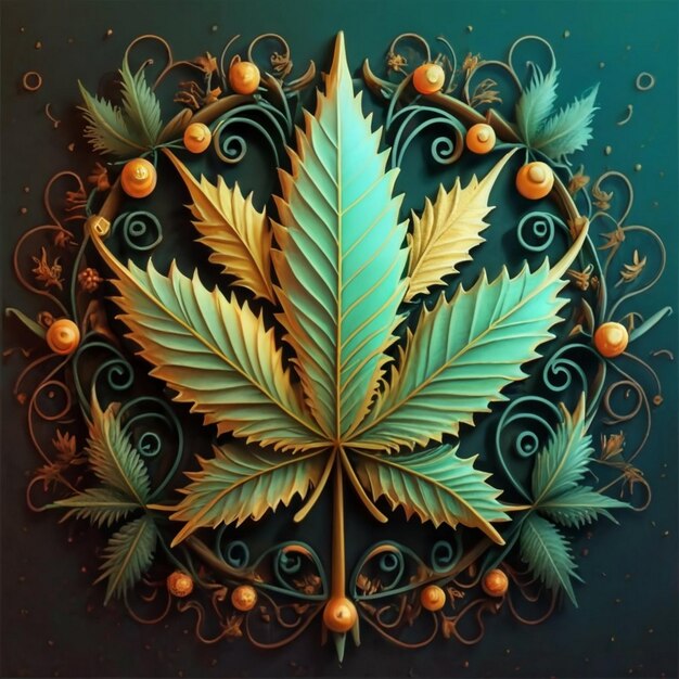 Folhas de Cannabis sativa