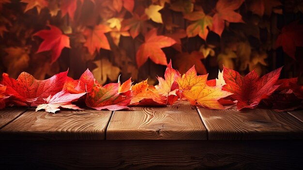 Foto folhas de outono em plano de fundo branco, pilha de folhas de marple coloridas generative ai