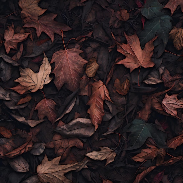 Folhas de outono fundo folhas coloridas textura fundo de outono