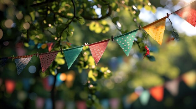 Foto folhas de papel coloridas penduradas no ar