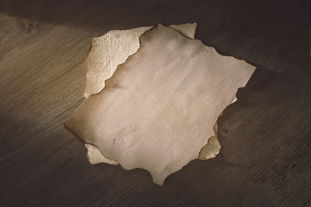 Folhas de pergaminho antigo