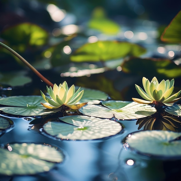 folhas de samambaia delicadas numa floresta tranquila