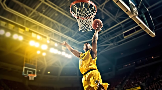 folleto de baloncesto