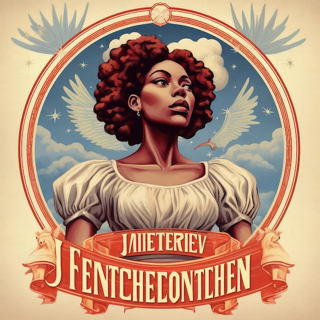 Folleto de Juneteenth un día por la libertad