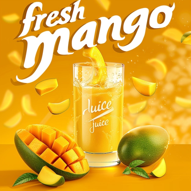 folleto promocional para bebidas frescas