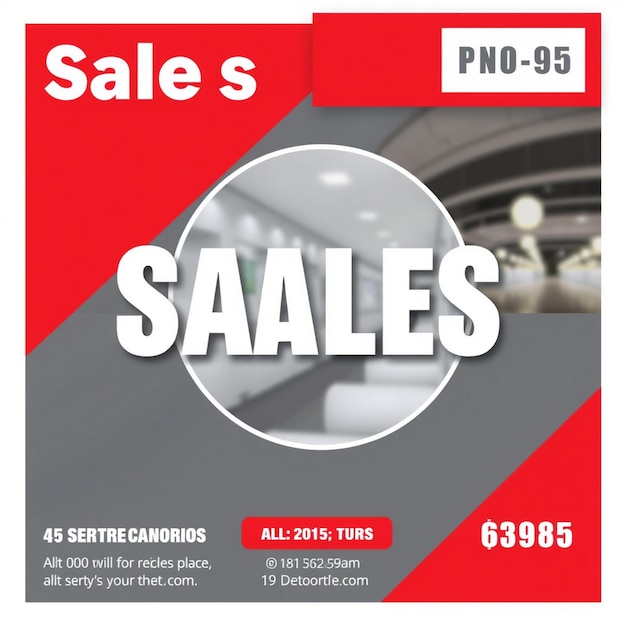 folleto de ventas a5 con plantilla de foto