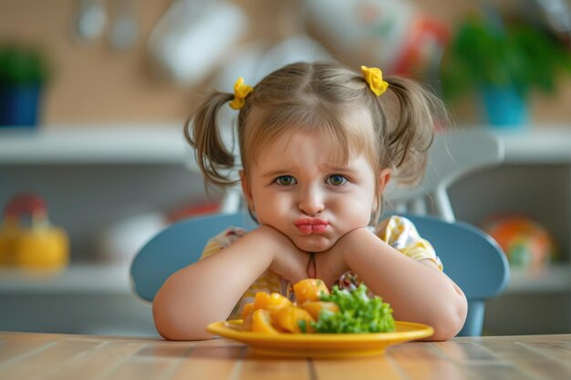 Foto fomentar hábitos alimenticios saludables para los niños que superan la exigencia alimenticia