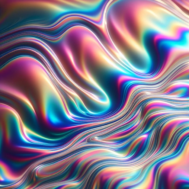 Fondo 3D abstracto en holo