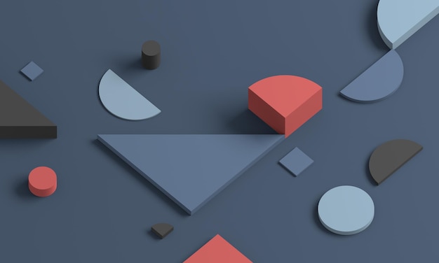 Fondo en 3D abstracto