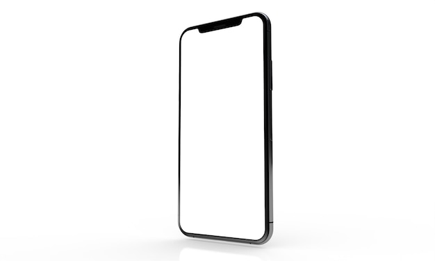 Un fondo 3d aislado digital de teléfono inteligente