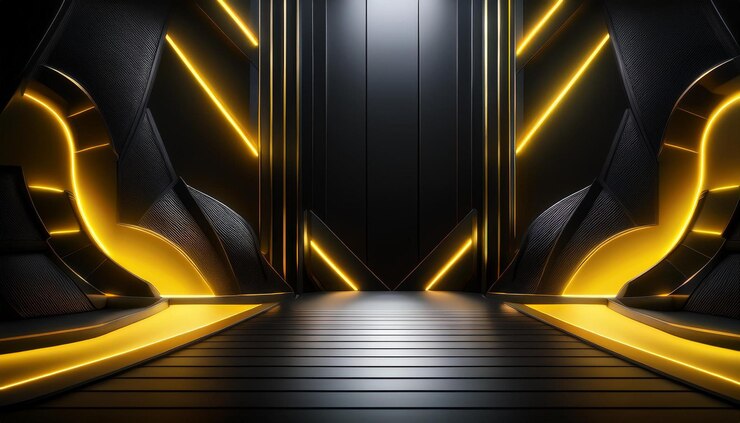 Fondo 3D dinámico para diseños modernos