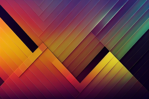 Fondo 3d con formas geométricas degradadas Recorte de formas fluidas capas de degradado de color Arte de papeles de corte Carteles 3d de talla púrpura