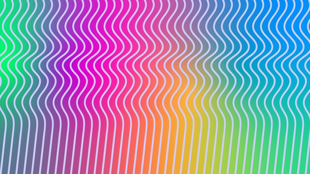 Fondo abstractamente colorido con líneas onduladas
