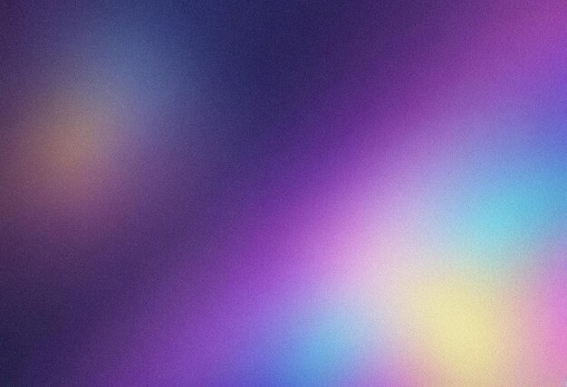 Fondo abstractamente colorido con suaves gradientes borrosos de azul púrpura y amarillo