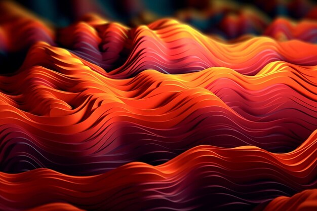 Fondo abstracto 3D 4k IA generativa