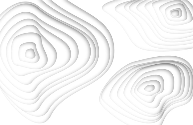 Fondo abstracto en 3D con forma de corte de papel