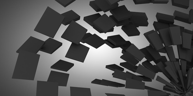 Foto fondo abstracto 3d con luces de neón construcción del espacio del túnel de neón ilustración 3d
