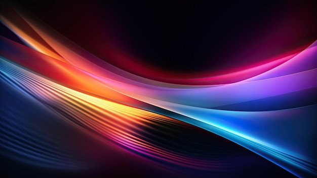 Fondo abstracto con 3D Wave Modern Business tecnología wave wallpaper Generative AI