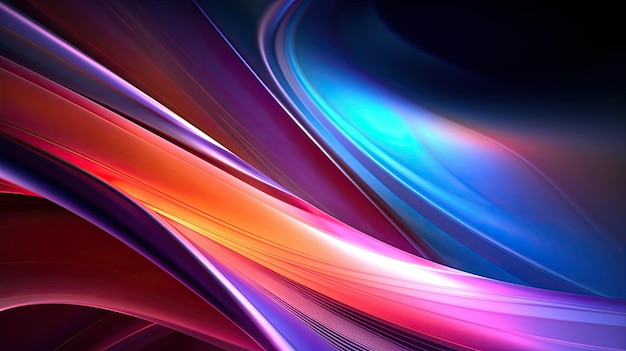 Fondo abstracto con 3D Wave Modern Business tecnología wave wallpaper Generative AI